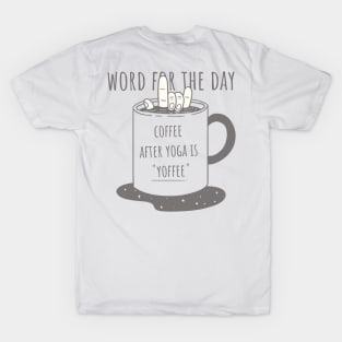 Coffee Yoga T-Shirt